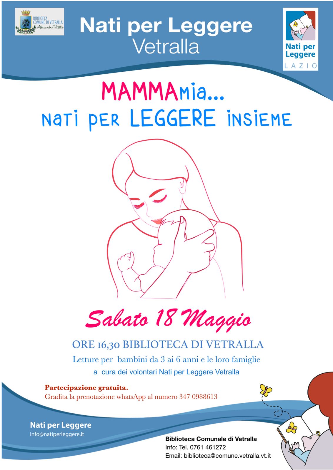 "MAMMAmia…nati per LEGGERE insieme"